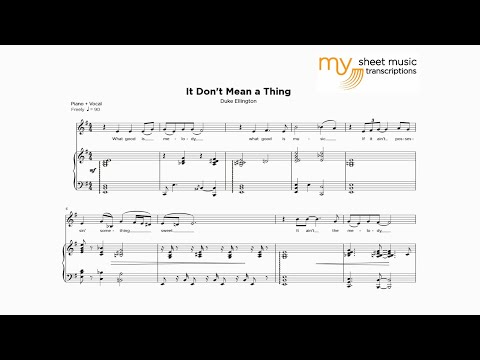 It Don't Mean A Thing If It Ain't Got That Swing - Ella Fitzgerald