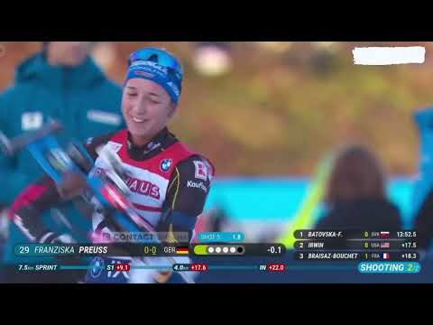 Biathlon World Cup 2025/26 / Annecy – Women’s Sprint  / Full Race Highlights & Results | Öberg Wins