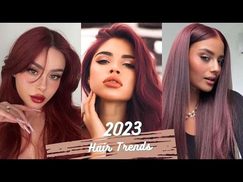 2023 Hair Color Trends - Cherry Cola Hair