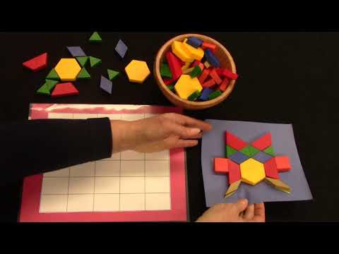 Grade 1: Math Lesson #69 Graphing Pieces To Cover A Design