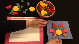 Grade 1: Math Lesson #69 Graphing Pieces To Cover A Design
