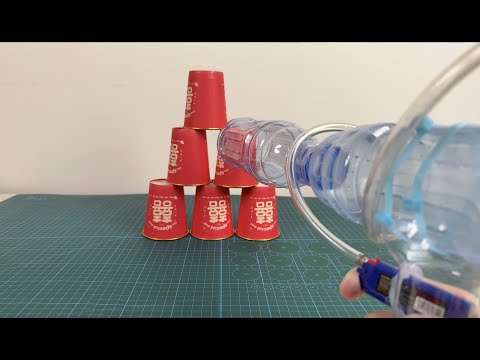 DIY Plasma Cannon Using Bottles & a Lighter | ASMR Build Tutorial