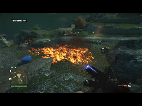 Far Cry 4 Gameplay Walkthrough Part 20 - Burning Drugs With a Flamethrower