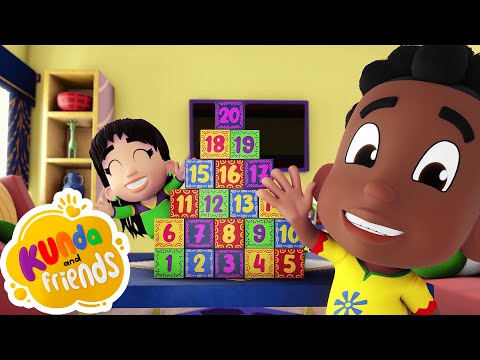 Counting To 20 | Nursery Rhymes | Kids Cartoons | Songs For Kids | Kunda & Friends
