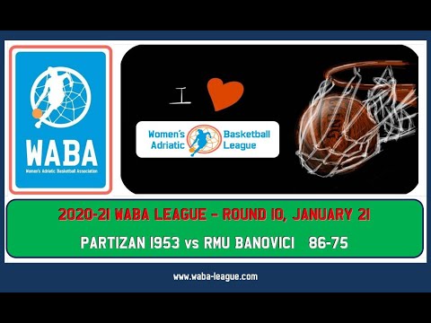 2020-21 WABA R10 Partizan 1953-RMU Banovici 86-75 (21/01/2021)