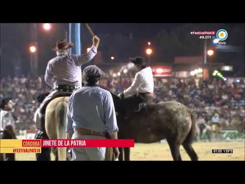 CrRolando haparro tropilla de martinenco vs "El Bisnieto" jinetes de la patria jesus maria 2018