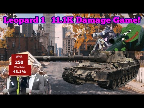 11.1k Damage in my Leopard 1 on Highway!