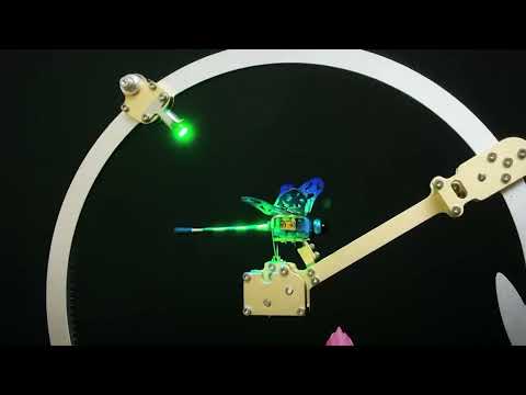 Bộ lắp ráp mô hình 4D DIY trưng bày nghệ thuật chuồn chuồn cơ khí kim loại