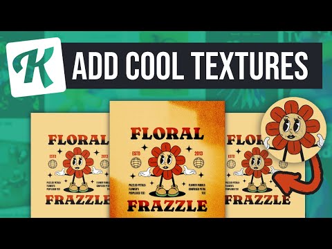 How To Add, Clip, and Delete Textures From Designs In Kittl