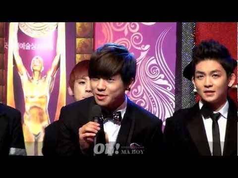 [FANCAM] 111119 18th Korean Entertainment Awards - TEENTOP CHANGJO