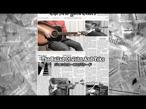 The Ballad Of John And Yoko ジョンとヨーコのバラード - The Beatles karaoke cover