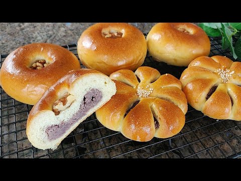 Roti Kacang Merah Jepang yang Lembut