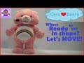 2004 Care Bear Fun N Fit Rainbow Cheer Bear Plush Toy By TCFC