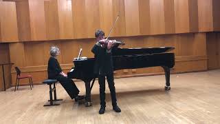 Paganini: Cantabile, Yoav Kremer Violin, Stefanos Belay Piano.