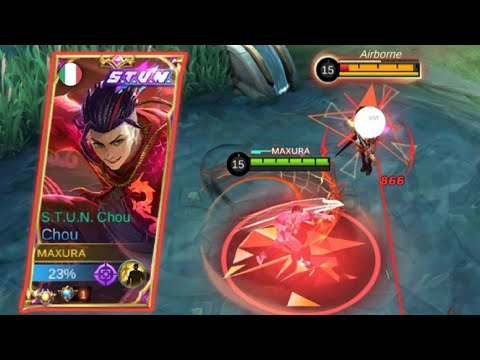 CHOU HACK DAMAGE!! | TOP GLOBAL CHOU BUILD AND EMBLEM | MOBILE LEGENDS