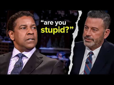 Denzel Washington SHUTS DOWN 10 Rude Interviewers On The Spot!