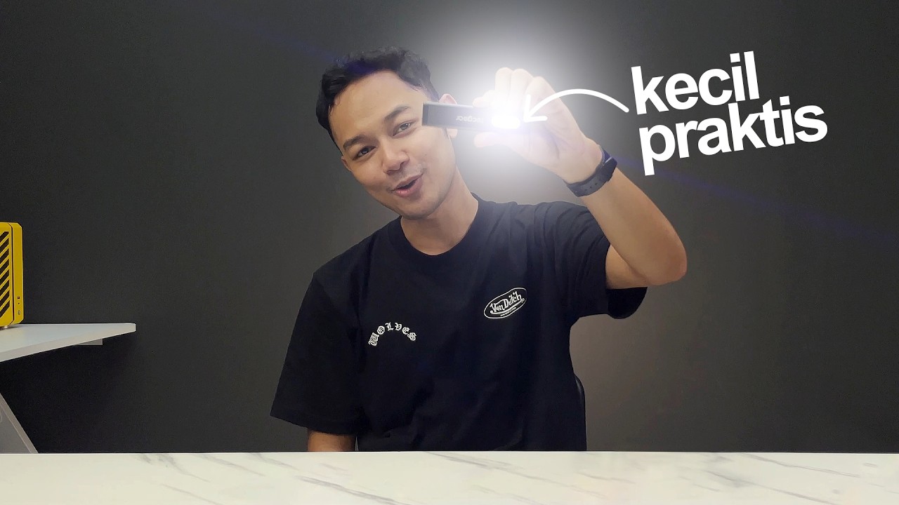 Senter Praktis Pake Magnet | Tecgear Spark Slim LED Flashlight