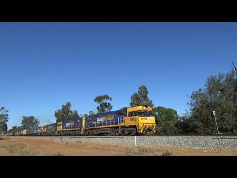 NR55, NR76, NR64 and C508 on 5MP2 freight Northam