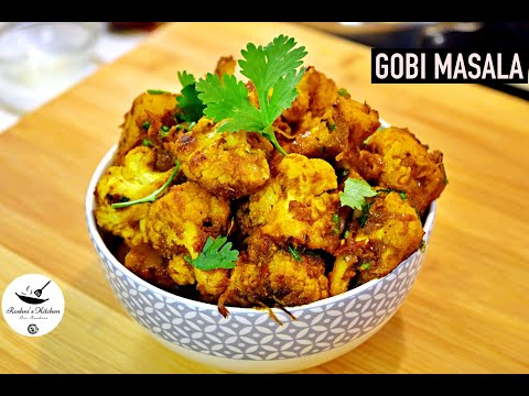 Gobi Masala Recipe | Cauliflower & Potato Masala Recipe | Dry Aloo Gobi Recipe | Roshni's Kitchen