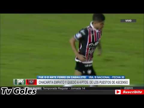Ferro 0 Chacarita Jrs 0 - Nacional B 2016/17 (Fecha 35)
