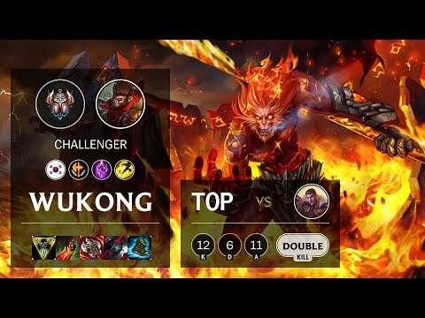 Wukong Top vs Jayce - KR Challenger Patch 10.18