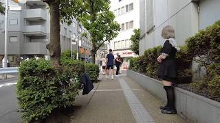 Relaxing Walking in Tokyo, Japan, Shinjuku Kabukicho Okubo Park 昼の新宿歌舞伎町・大久保公園周辺をお散歩！トー横界隈・ラブホテル街！