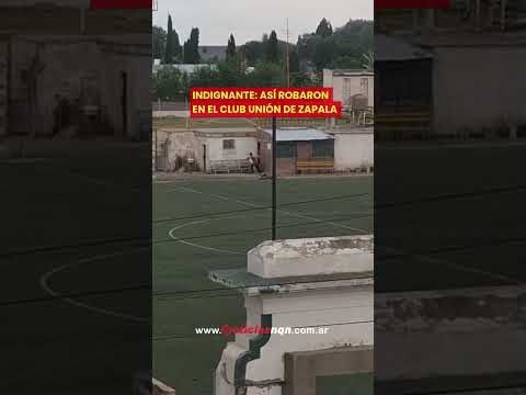 Indignante: así robaron en el Club Unión de Zapala