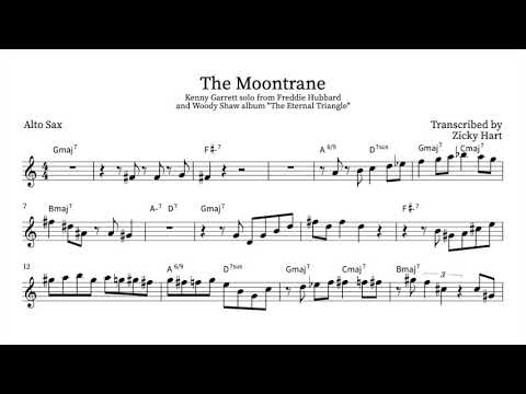 Kenny Garrett - “The Moontrane” Alto Sax Solo Transcription