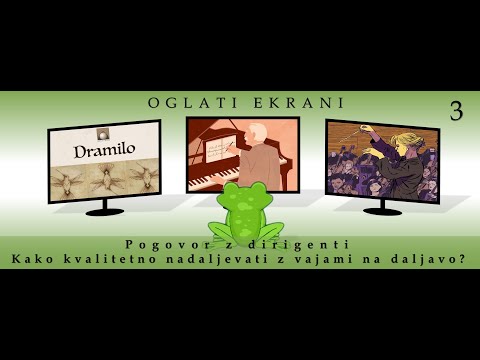 OGLATI EKRANI | Pogovor z dirigenti | Kako kvalitetno nadaljevati z vajami na daljavo?