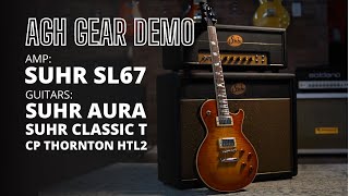Video thumbnail for AUSTIN GUITAR HOUSE GEAR DEMO - Suhr SL67 Amp, Suhr AURA, Suhr Classic T, CP Thornton HTL2 guitars by Austin Guitar House
