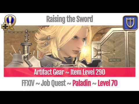 FFXIV Paladin Level 70 Job Quest ~ Stormblood ~ Raising the Sword