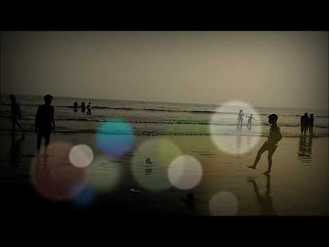 A short film to play with beach ball on beach