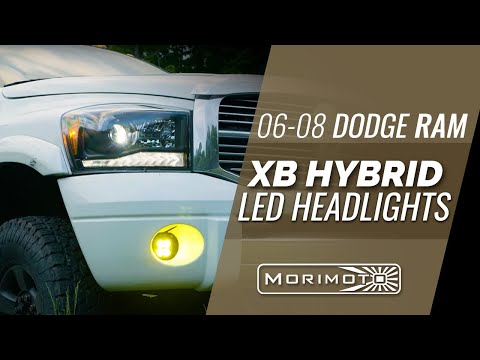 2006 - 2008 Dodge Ram XB Hybrid LED Headlights | By Morimoto Lighting