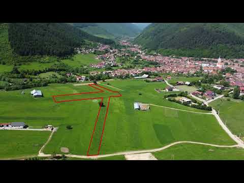 Video Teren cu peisaj spectaculos în Gura Râului – munte, aer curat, libertate