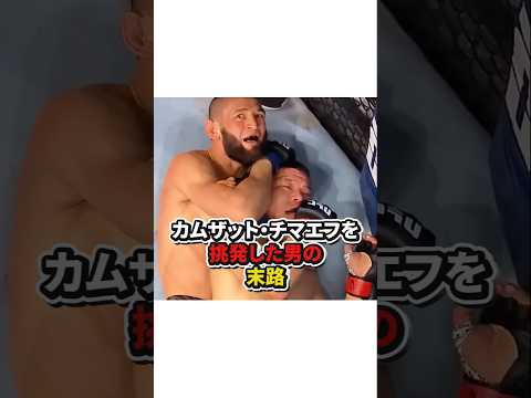 【カムザット・チマエフを挑発した男の末路】#格闘技#mma #総合格闘技 #ufc #shorts