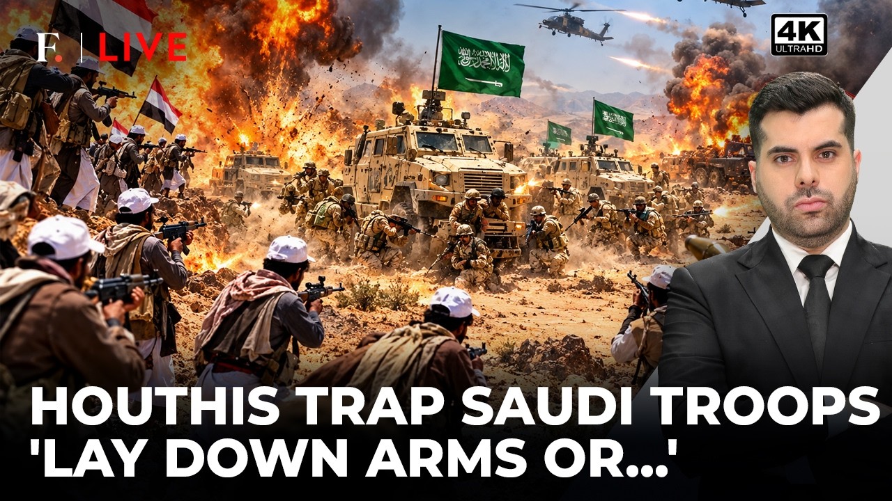 Houthis' Ultimatum to 'Encircled' Saudi Troops In Taiz; 'Return To Your Families'| Firstpost Live|4K