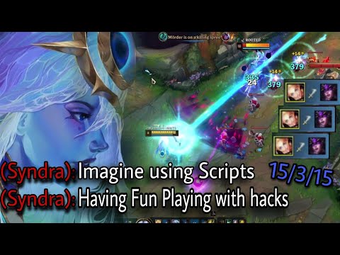LUX GamePlay #309 - I Made This Syndra rage and she said I was scripting /LUX VS Syndra-