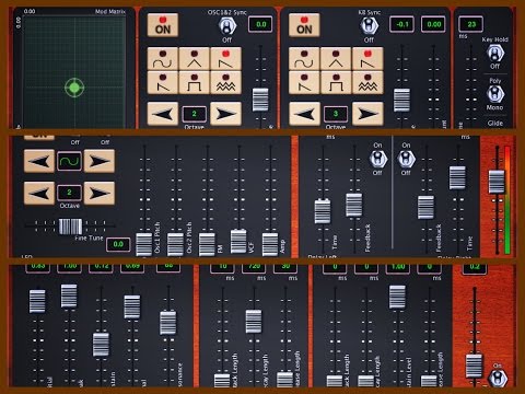 miniSynth Pro by Yonac, Demo for iPad, Total Classic