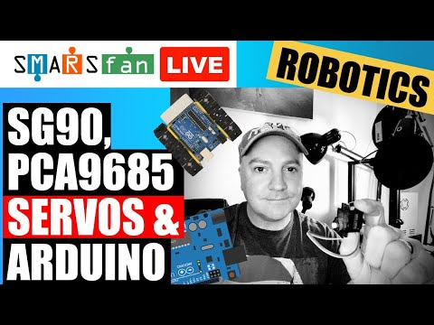 YouTube Thumbnail for SMARS SG90 Servos, PCA9685 & Arduino, Programming Robots