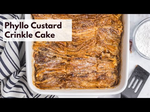 Golden Crinkle Cake – Easy & Impressive!