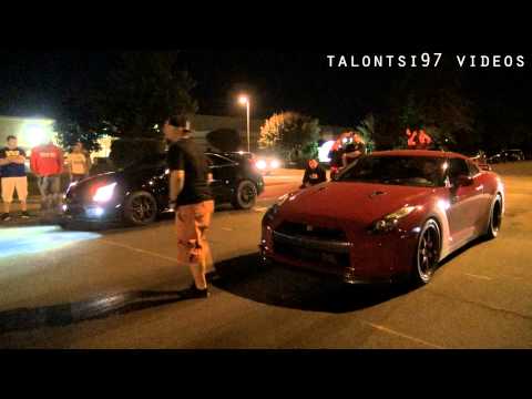 CTS-V Twin Turbo vs. GTR $600 dig race