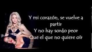 Shakira - Nunca Me Acuerdo De Olvidarte (Letra)