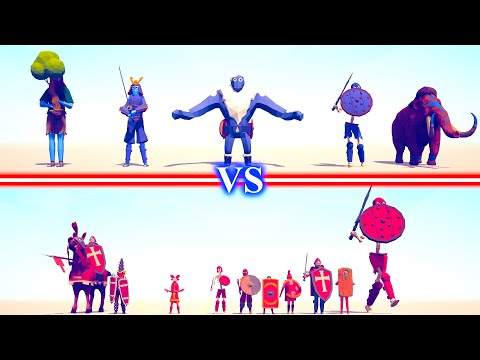 GIANTS Team vs SHIELD Team - Totally Accurate Battle Simulator TABS