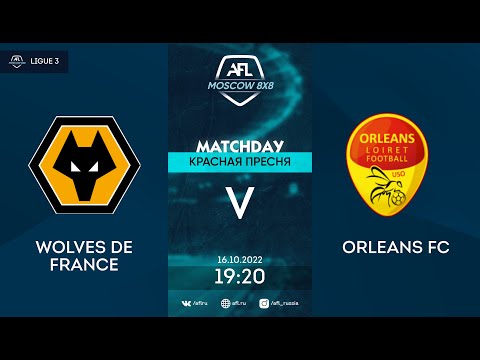 AFL22. France. Ligue 3. Day 16. Wolves de France - Orleans FC