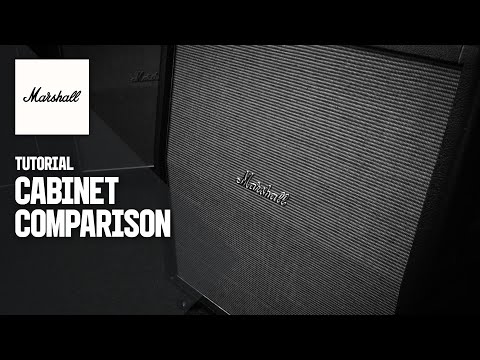 Speaker Cabinet Comparison | 1960A, 1960AV, 1960AX, 1960TV, 1960AHW | Marshall