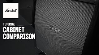 Video thumbnail for Speaker Cabinet Comparison | 1960A, 1960AV, 1960AX, 1960TV, 1960AHW | Marshall by Marshall Amplification