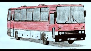 Как нарисовать Автобус Ика�