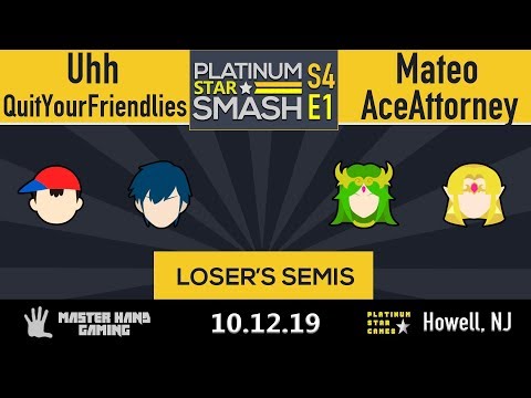 PSS S4:E1 - QuitYourFriendlies + Uhh Vs. AceAttorney + Mateo - L Semifinals