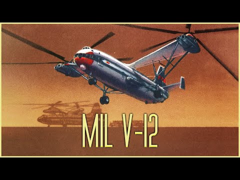 Mil V-12: The Heaviest Helicopter Ever Built - A Soviet Engineering Miracle