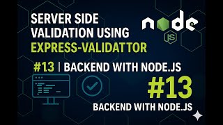 Server side validation using express-validator #13 | Backend with Node.js |#trending #trendingvideo